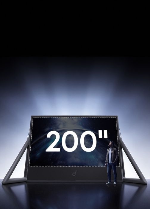 Projektor Nebula X1 Pro 4K  +ekran 200” – Kino plenerowe / Dolby Atmos