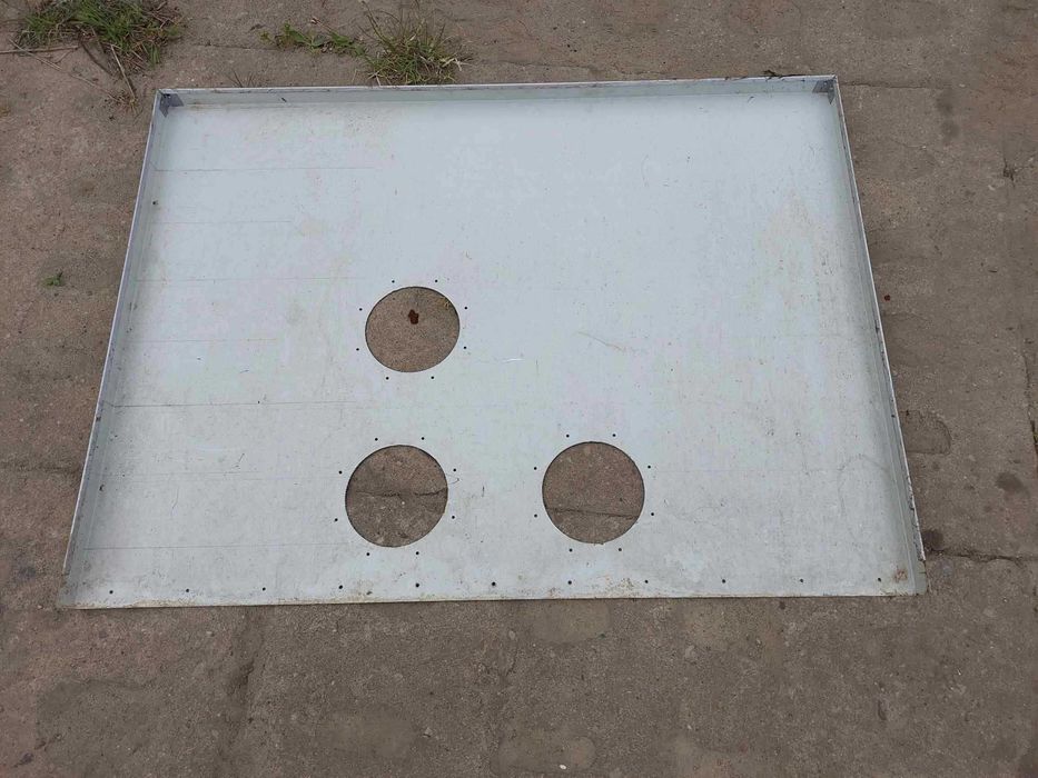 Blacha fartuch czapa otwór wewnętrzny 160 mm stalowa powlekana