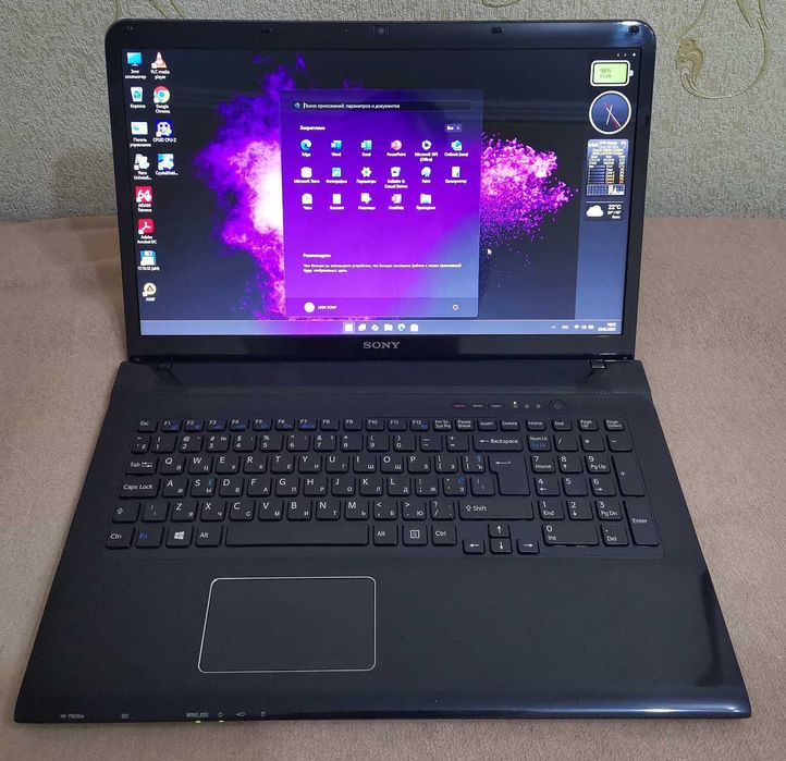 Ноутбук Sony Vaio SVE171G11M 17.3"/i5/8Gb RAM/SSD/Windows 11 Pro