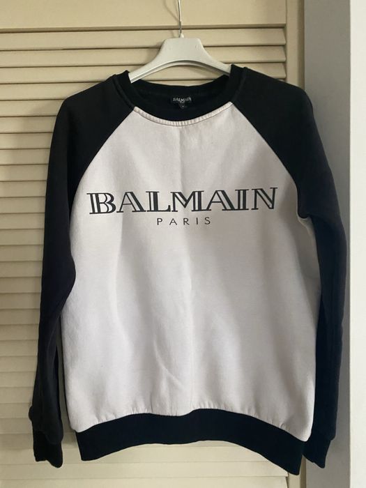 Bluza Balmain czarno-biała