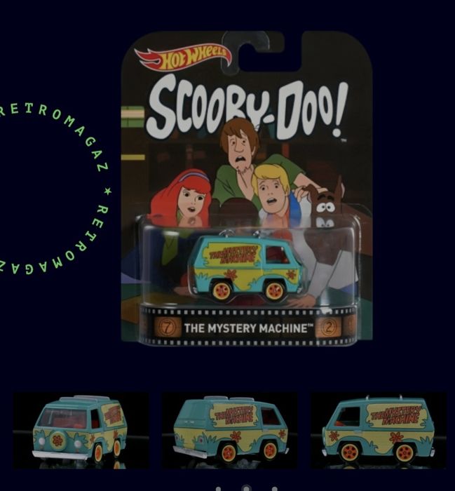 Машинка Premium Hot Wheels The Mystery Machine Scooby-Doo! Rep.