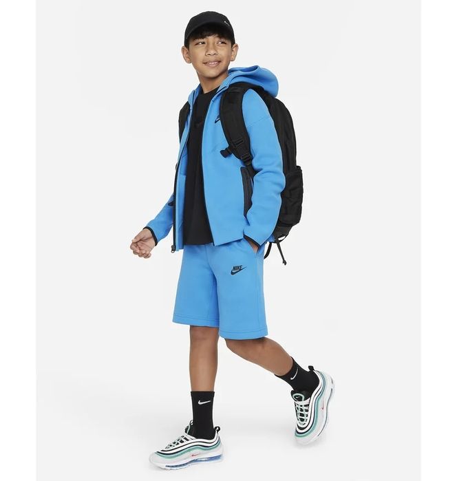 Шорты детские Nike Nsw Tech Flc Light Blue FD3289-435 оригинал