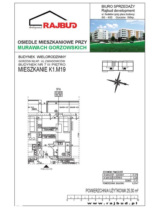 KAWALERKI BUDYNEK 6 i 7 - 25,30M2 - 5% rabatu dla Klientów gotówkowych