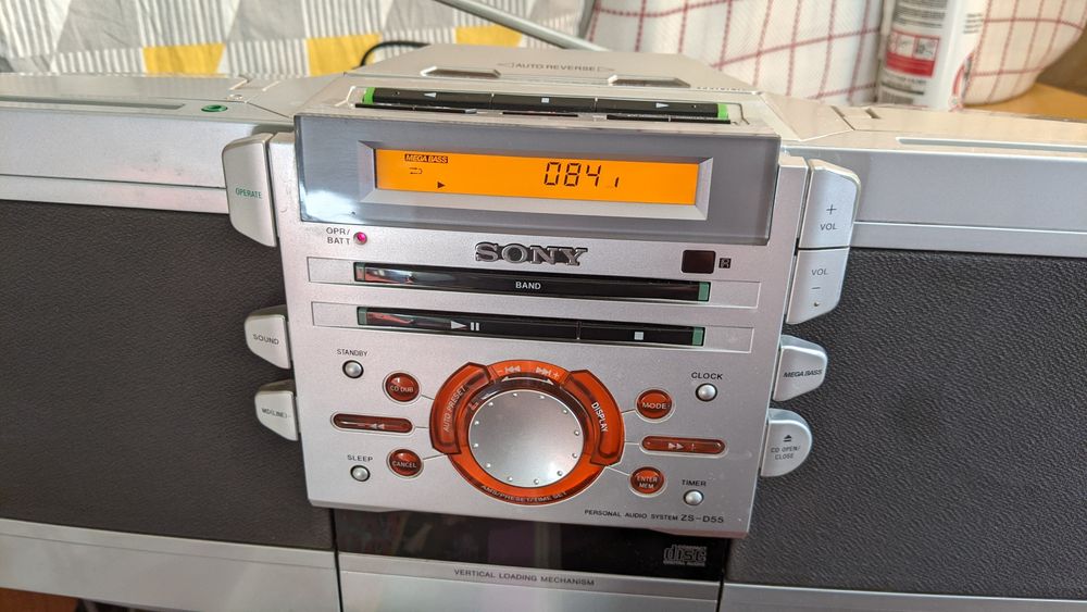 SONY personal audio system ZS - D55