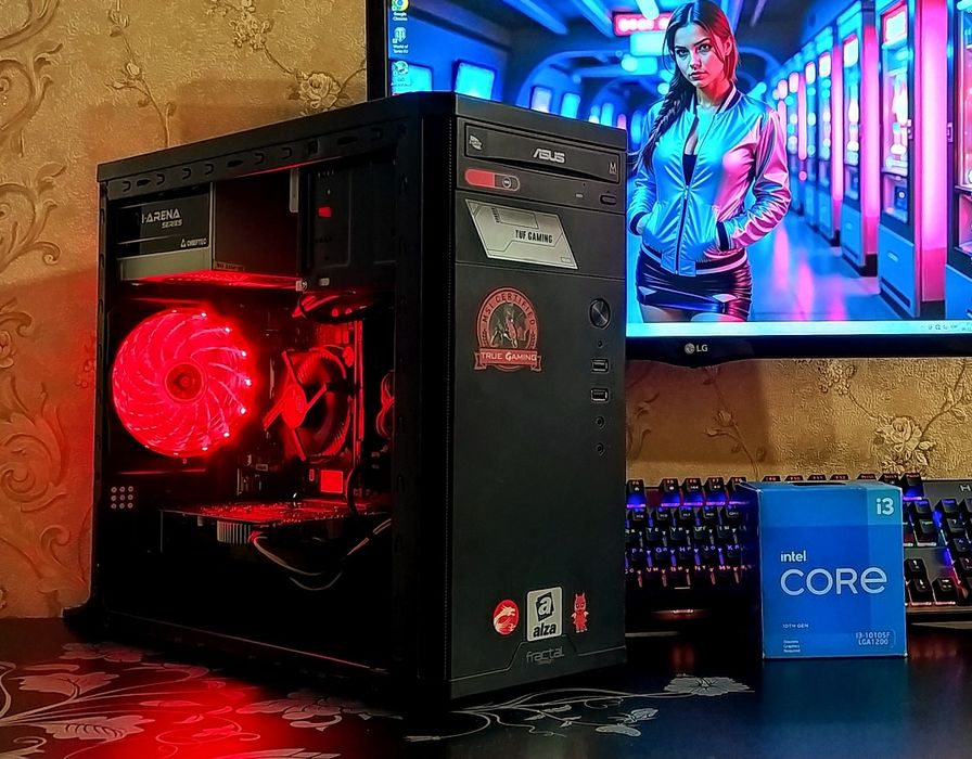 ПК i3-7100+ GTX7600+B250+ DDR4 8/16Gb+ SSD/M2 игровой компьютер