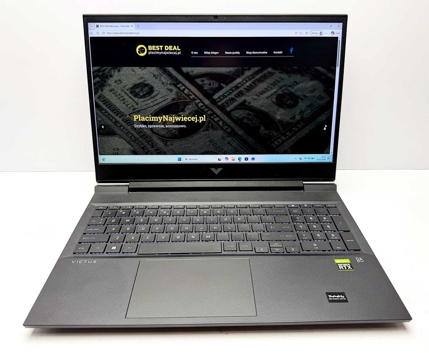 Laptop HP Victus 16 Ryzen 7 5800H 16/512GB RTX3050