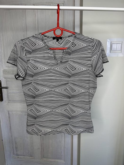 Bluzka t-shirt elegancka we wzorki Vero Moda