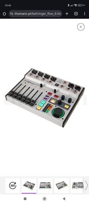 Mesa de mistura digital Behringer Flow 8