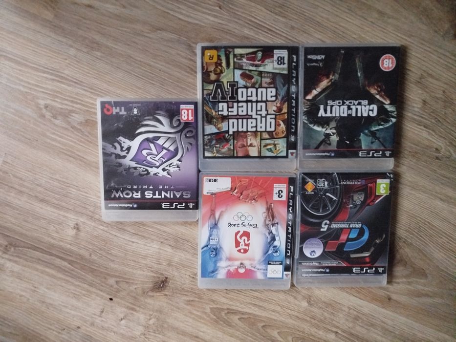 gry beijng 2008 gran turismo 5 saints row GTA4 i call of duty Black ops