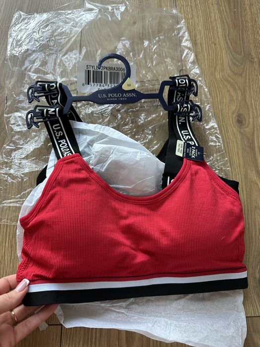 Бра спортивний бюстгалтер топ набір підкладкою м us polo assn оригінал