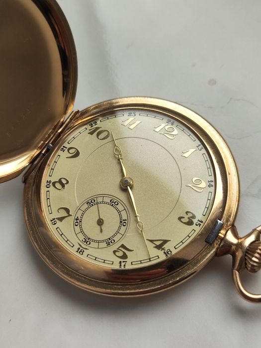 Вінтажний кишеньковий годинник Swiss Made 10K Gold Filled