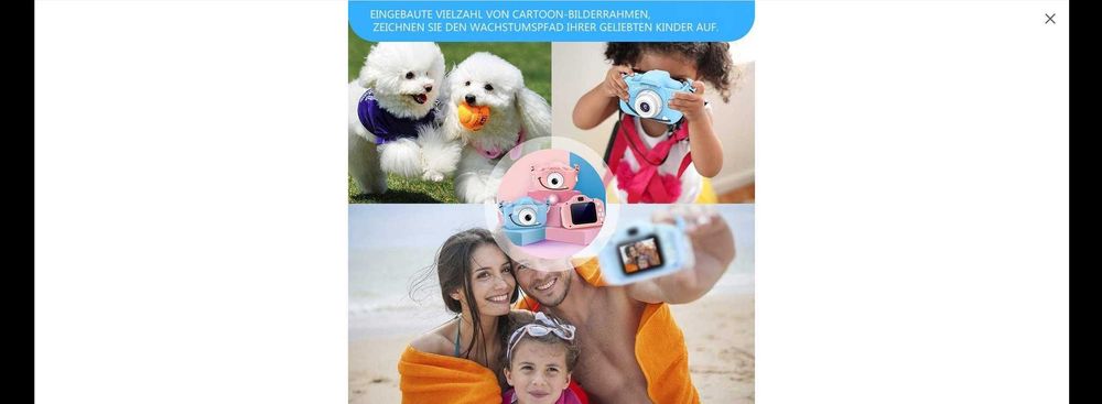 Aparat fotograficzny dla dzieci różowy