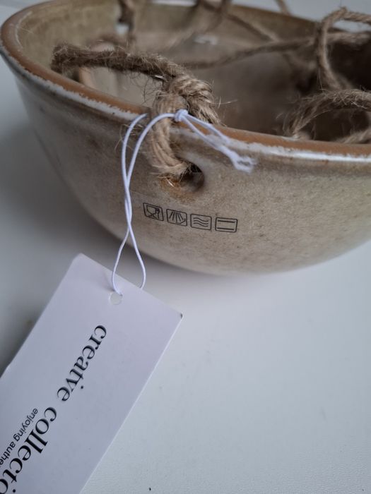 Barti Bowl wiszące doniczki/ miski podwójne