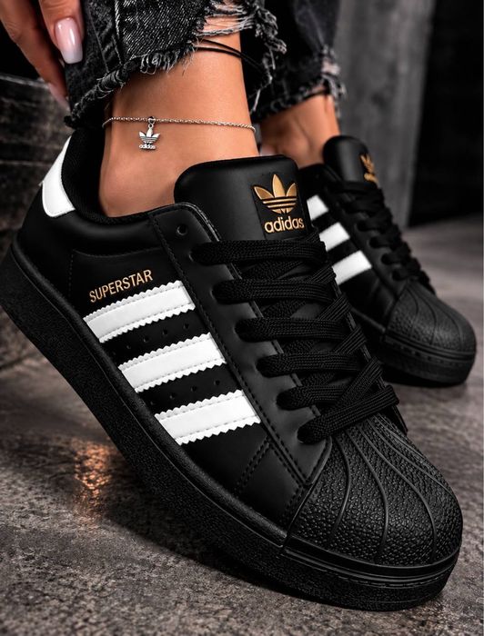 Adidas Superstar молодежные женские кросовки в школу на каждый день Практичные красовки адидас на осень Адилас суперстары