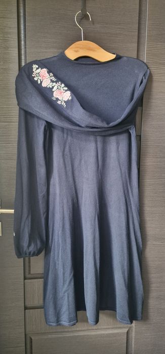 Orsay sukienka dzianinowa kwiaty