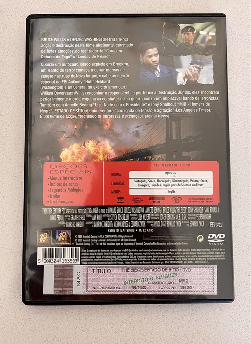 Filme - The Siege - Estado de sítio - DVD