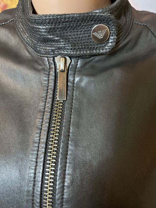 Куртка шкіряна Armani Jeans