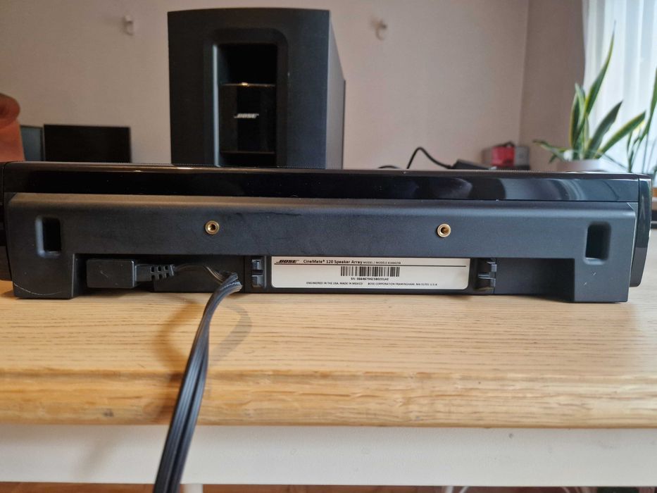Kino domowe Bose CineMate 120 + Adapter SoundTouch Wi-Fi/Bluetooth | Zestaw 2.1