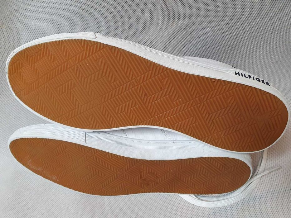 TOMMY HILFIGER - Męskie Sneakersy / Skóra roz. 46 - 29 cm SUPER - ^