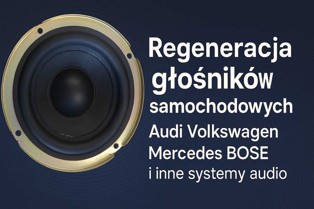 Zregenerowany głośnik - regeneracja głośników Audi Bose i inne