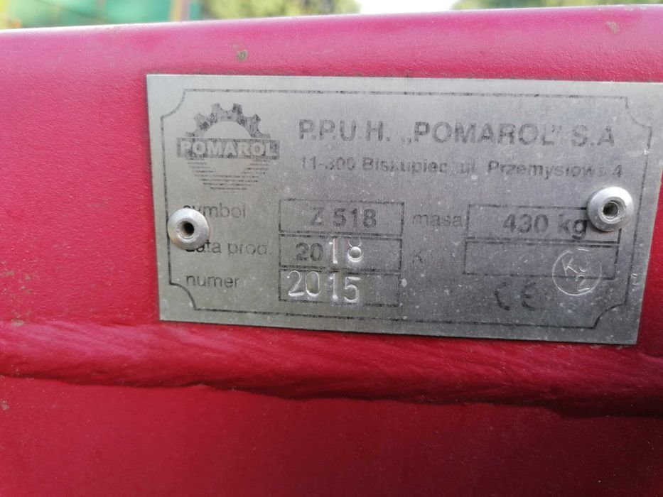 przetrząsaczo zgrabiarka POMAROL