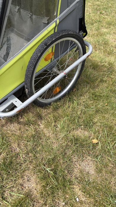 Przyczepka rowerowa dwoje dzieci