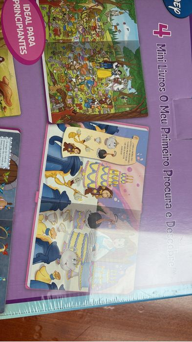 Disney 4 Mini Livros O Meu Primeiro Procura e Descobre