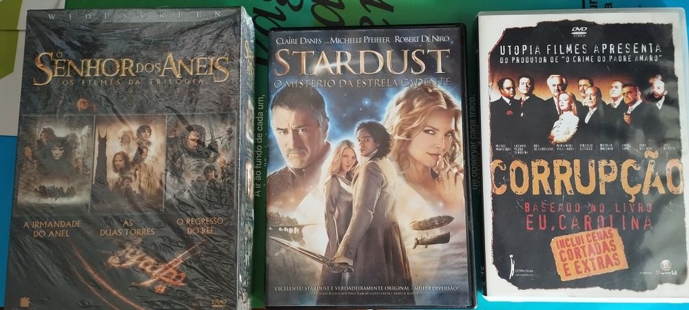 DVDs em bom estado.