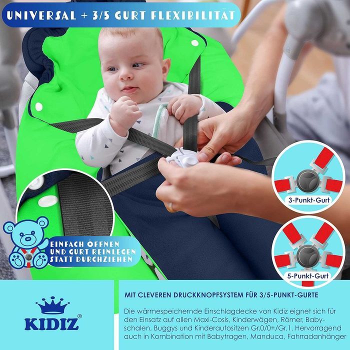 Nowy zimowy kocyk KIDIZ / kombinezon / becik / ochraniacz / koc !4238!