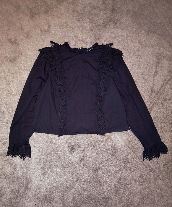 Жіноча  нарядна блуза/ топ з мереживом Zara/H&M