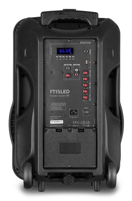 Kolumna aktywna przenośna Fenton FT15LED USB/BT+mic OUTLET