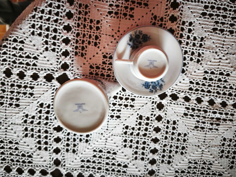 Conjunto de chávenas de café