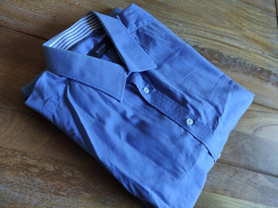 Koszula męska BYTOM, niebieska, r. XL 41