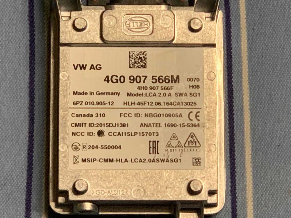 Sterownik asystenta zmiany pasa ruchu nowy ORYG. 4G0907566M