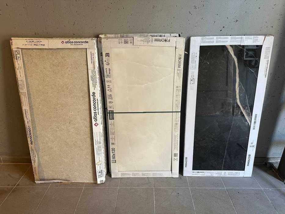 Плитка з керамограніту Marazzi Rare Stone Cream 60x120см. Товщина 10мм