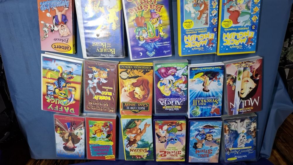 Bajki n kasetach VHS walt disney