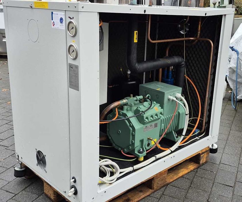 Zestaw chłodniczy BITZER 4NES-20Y-40P 56,2m Falownik ABB 18,5 kw CICHY