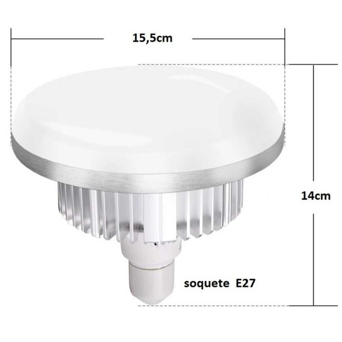 Luz Led Profissional com 350 W e com Comando