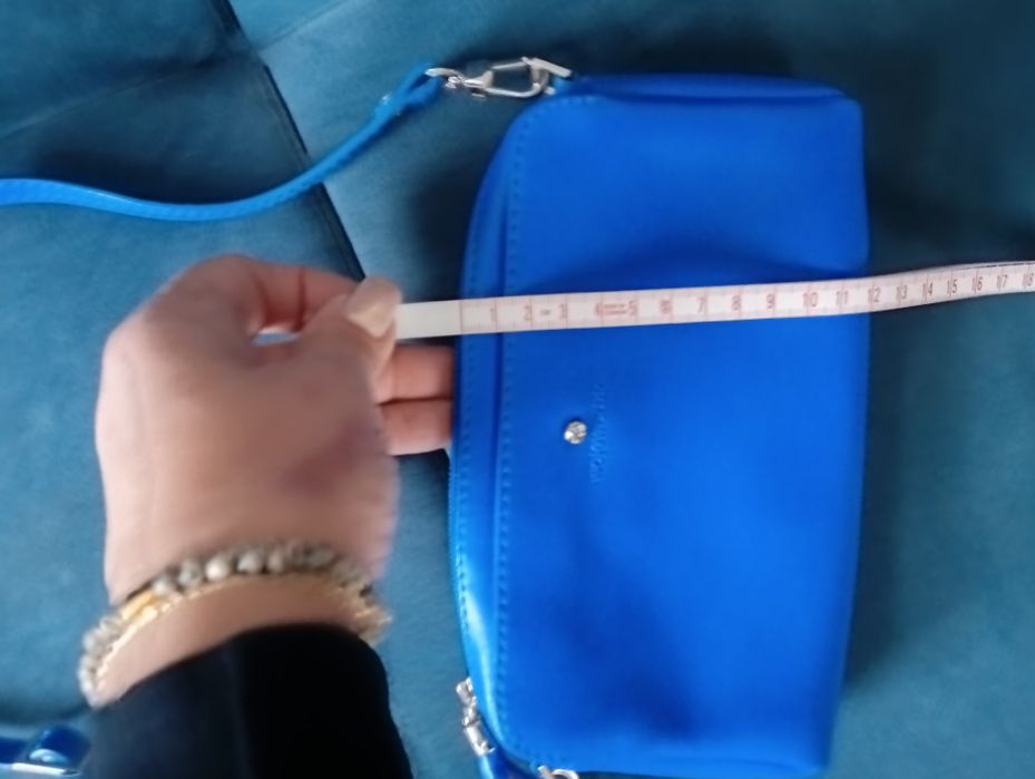 Torebka batycki szafirowa