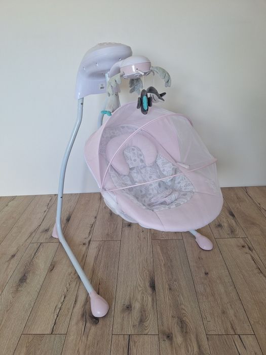 Huśtawka/ bujak elektryczna Caretero Raffi Pink