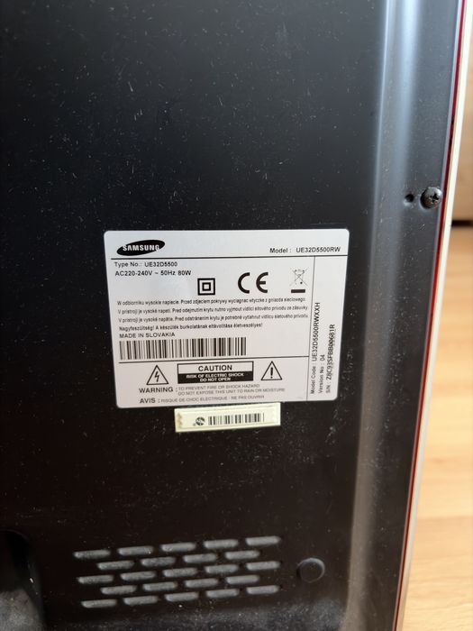 Telewizor Smasung 32 cale UE32D5500RW