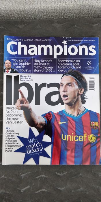 14 Revistas da Champions League, Colecção, Liga Campeões, Futebol.