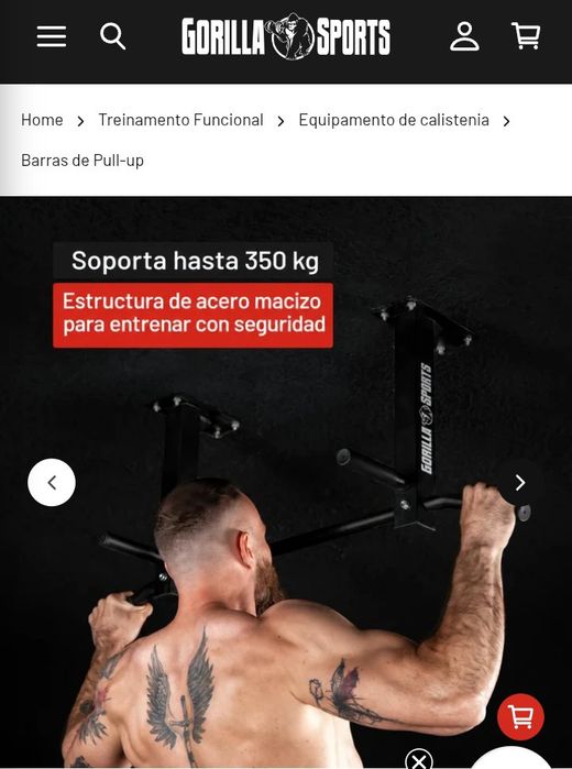 Barra de Pull-Up de Teto