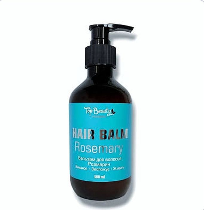 Тонік, шампунь для зміцнення волосся Top beauty із розмарином.