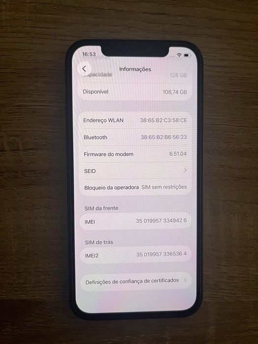 iPhone 12 Black 128 gb