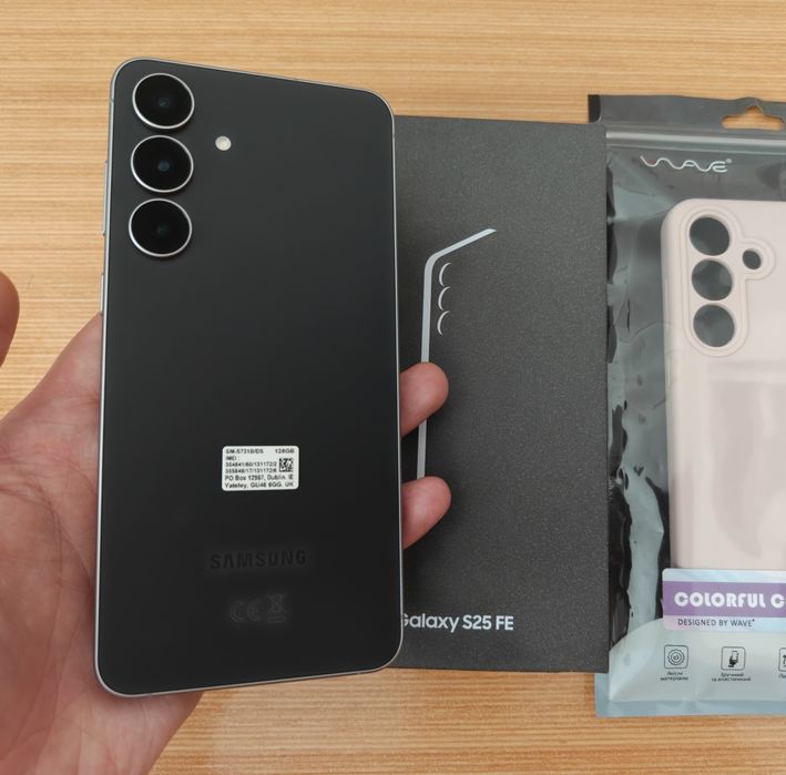 ‼️Новий Samsung S25 FE 128Gb./скло і чохол/Глобал версія/смартфон‼️