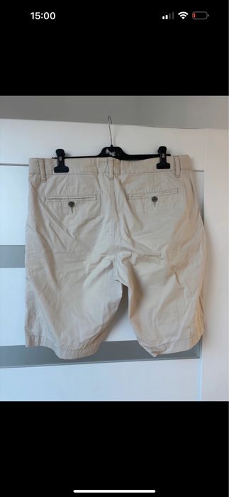 Spodenki beżowe męskie krótkie