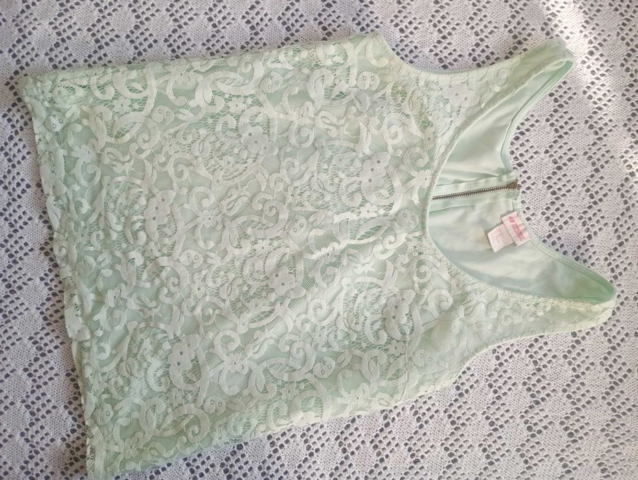 Top bluzka H&M koronkowa