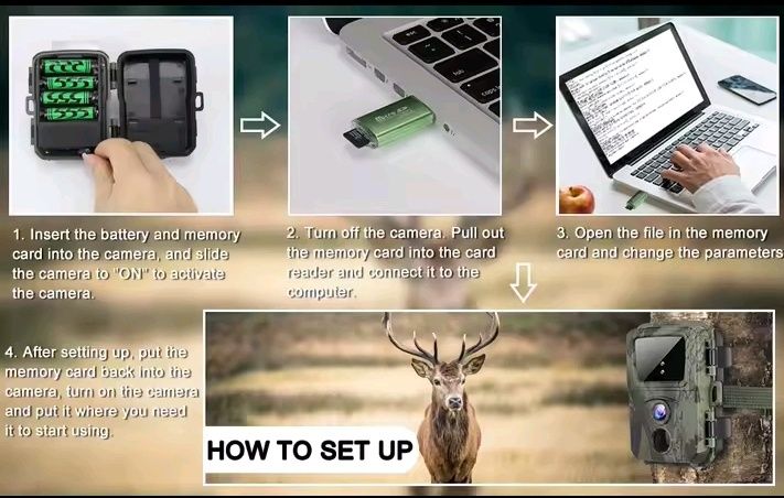 Mini micro câmara de caça