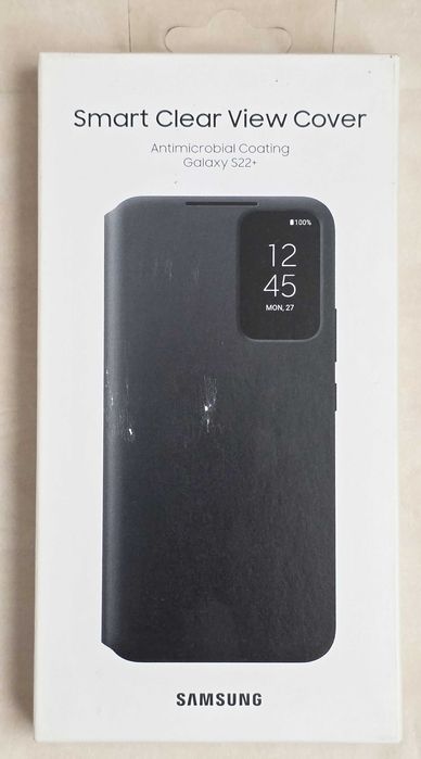 Smart Clear View Cover etui Samsung Galaxy S22+ S22Plus EF-ZS906CBEGEE